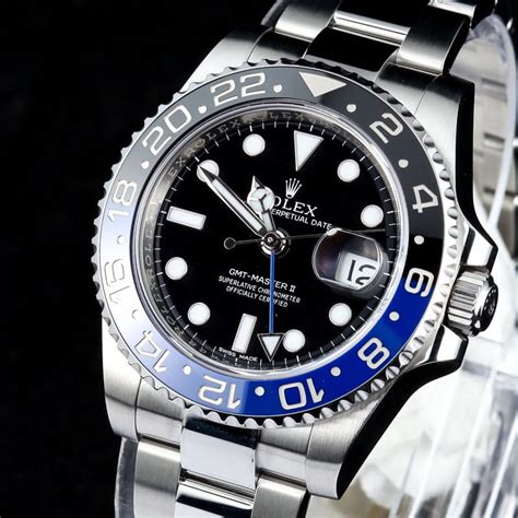 rolex blue black gmt master